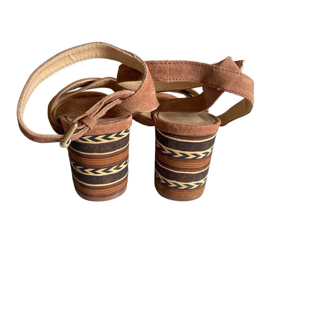Boho Klub Nico Block Heel Strap Sandals Shoe 8 - Picture 4 of 8